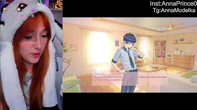 Anna Prince online show from 22, 3, 2025