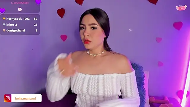Bella Manson  online show from 22, 2, 2025