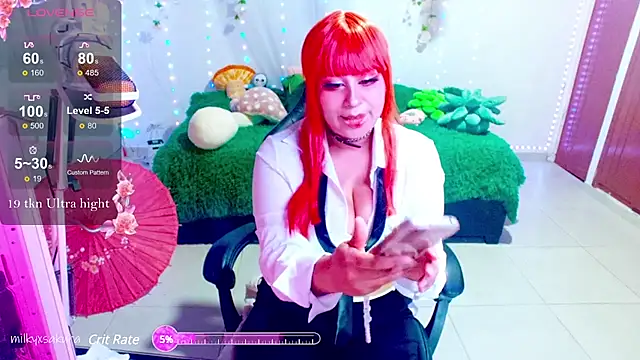 MilkyXSakura online show from 19, 1, 2025