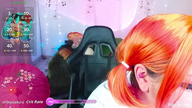 MilkyXSakura online show from 31, 10, 2025