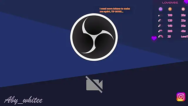 Snapshot of AbyWhitee chatting on 18, 10, 2025 AbyWhitee online show from 18, 10, 2025