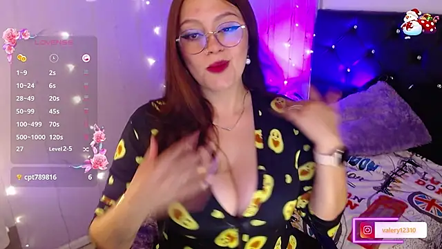 sweet valery21 online show from 16, 1, 2025