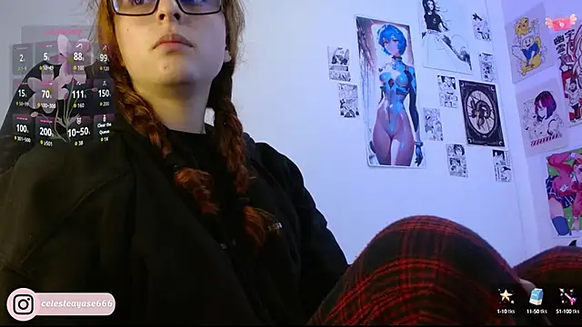 Snapshot of CelesteAyase chatting on 17, 10, 2025 CelesteAyase online show from 17, 10, 2025