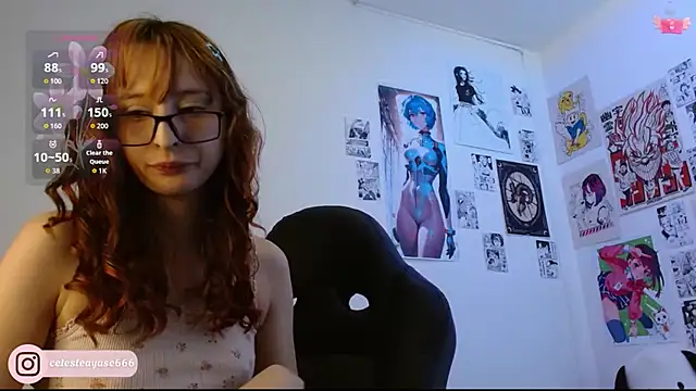 Snapshot of CelesteAyase chatting on 21, 10, 2025 CelesteAyase online show from 21, 10, 2025