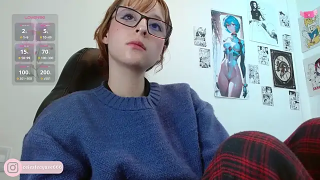 Snapshot of CelesteAyase chatting on 12, 11, 2025 CelesteAyase online show from 12, 11, 2025