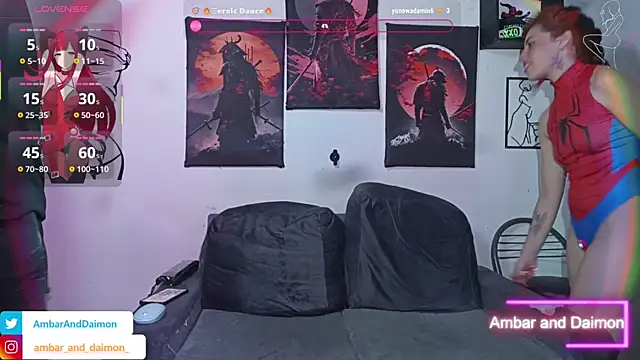 Ambar and daimon  online show from 24, 10, 2025