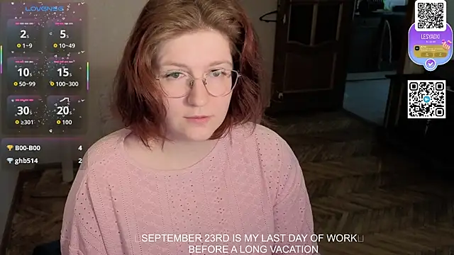 LesyaOxi online show from 15, 9, 2025