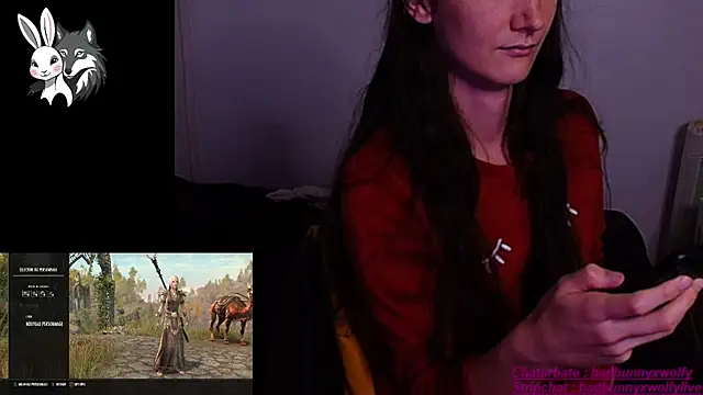 Snapshot of BadBunnyXWolfyLive chatting on 3, 10, 2025 BadBunnyXWolfyLive online show from 3, 10, 2025