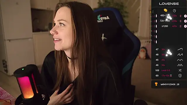 Snapshot of alexa_feels_ chatting on 12, 10, 2025 alexa feels online show from 12, 10, 2025