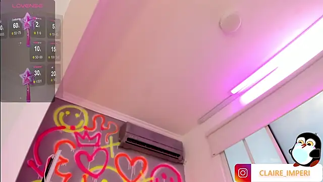 Snapshot of CLAIRE_EMPIRE chatting on 7, 11, 2025 CLAIRE EMPIRE online show from 7, 11, 2025