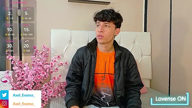 Axel  Evans online show from 14, 10, 2025