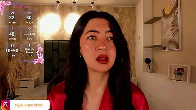 Saya Amaretto1 online show from 14, 3, 2026