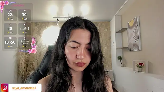 Saya Amaretto1 online show from 24, 3, 2026