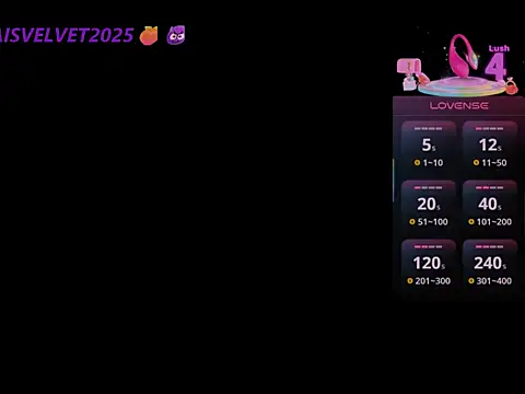 anaisvelvet2025 online show from 4, 10, 2025