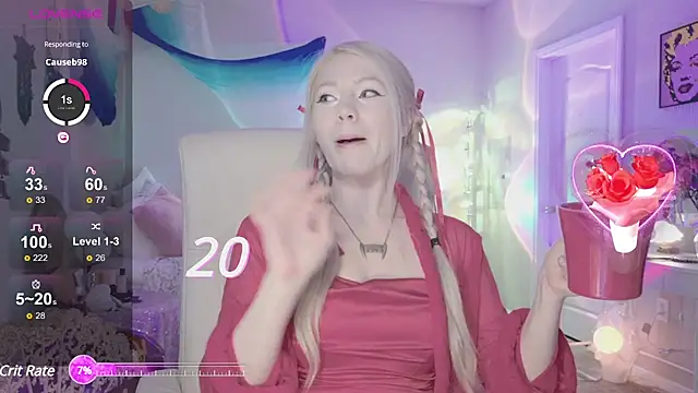 Snapshot of Talulaa chatting on 14, 1, 2025 Talulaa online show from 14, 1, 2025