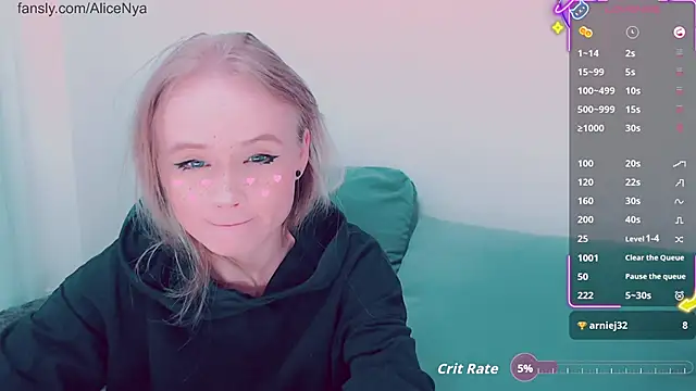 AliceNya cute online show from 23, 11, 2025