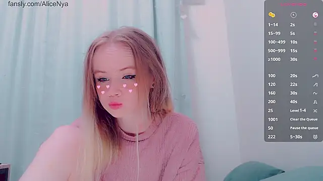 Snapshot of AliceNya_cute chatting on 19, 2, 2026 AliceNya cute online show from 19, 2, 2026