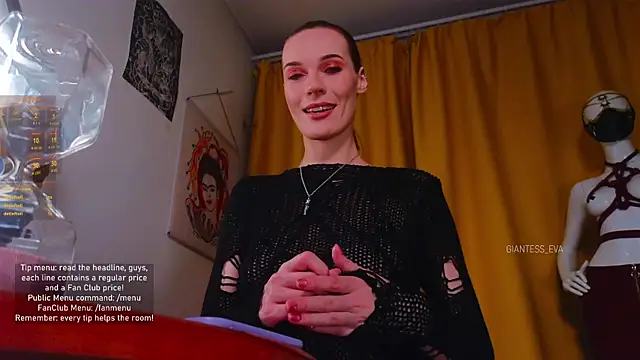 Giantess Eva online show from 25, 11, 2025