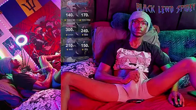 BlackLewdSpidey online show from 2, 2, 2025