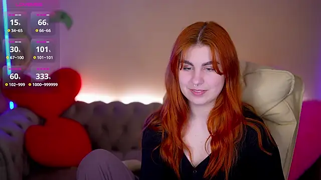 GingerPinky online show from 15, 2, 2026