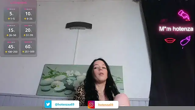 Snapshot of Hotenza69 chatting on 18, 1, 2025 Hotenza69 online show from 18, 1, 2025