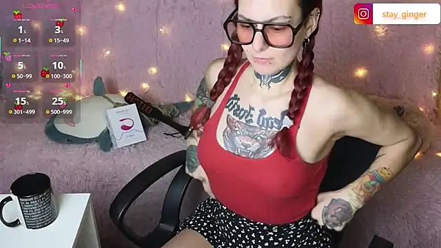Snapshot of Ginger_Stay chatting on 7, 2, 2025 Ginger Stay online show from 7, 2, 2025