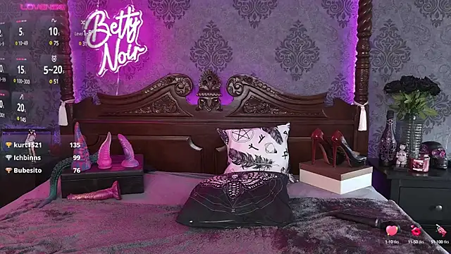 Snapshot of BettyNoir chatting on 4, 3, 2025 BettyNoir online show from 4, 3, 2025