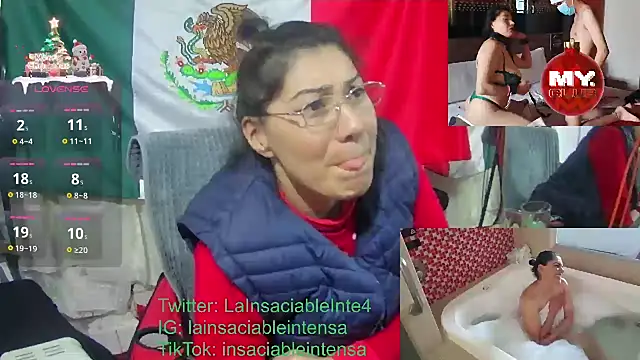 LaInsaciableIntensa online show from 9, 1, 2025
