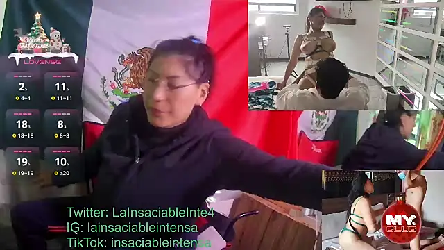 LaInsaciableIntensa online show from 21, 1, 2025
