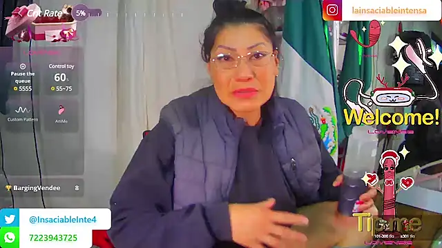 Snapshot of LaInsaciableIntensa chatting on 2, 3, 2025 LaInsaciableIntensa online show from 2, 3, 2025