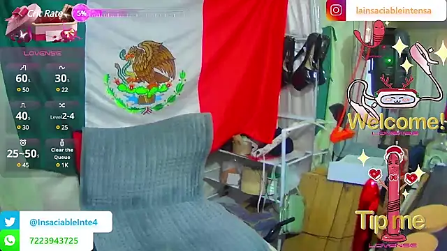 Snapshot of LaInsaciableIntensa chatting on 9, 3, 2025 LaInsaciableIntensa online show from 9, 3, 2025