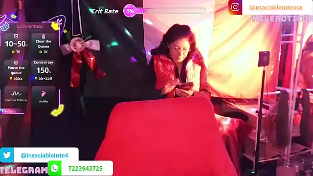 Snapshot of LaInsaciableIntensa chatting on 14, 9, 2025 LaInsaciableIntensa online show from 14, 9, 2025