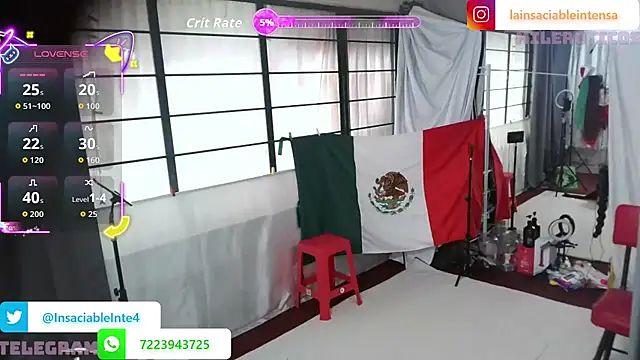 Snapshot of LaInsaciableIntensa chatting on 18, 10, 2025 LaInsaciableIntensa online show from 18, 10, 2025