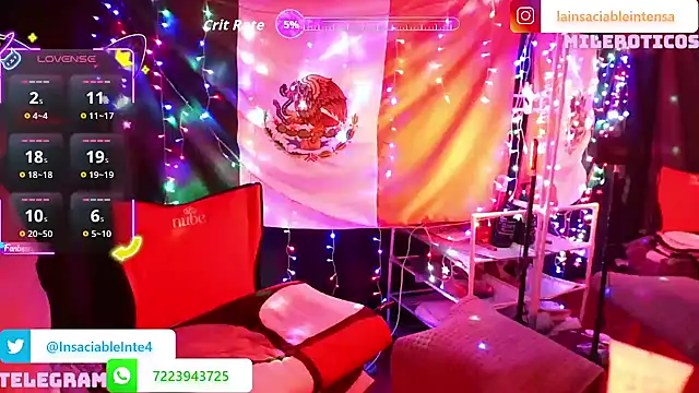 Snapshot of LaInsaciableIntensa chatting on 7, 11, 2025 LaInsaciableIntensa online show from 7, 11, 2025