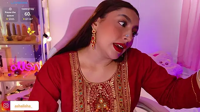 Snapshot of ashalisha chatting on 9, 10, 2025 ashalisha online show from 9, 10, 2025