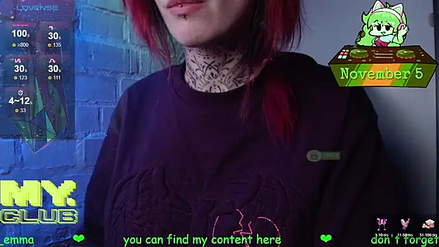 Witch Emma online show from 5, 11, 2025