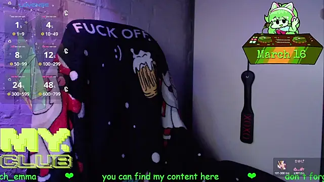 Witch Emma online show from 16, 3, 2026