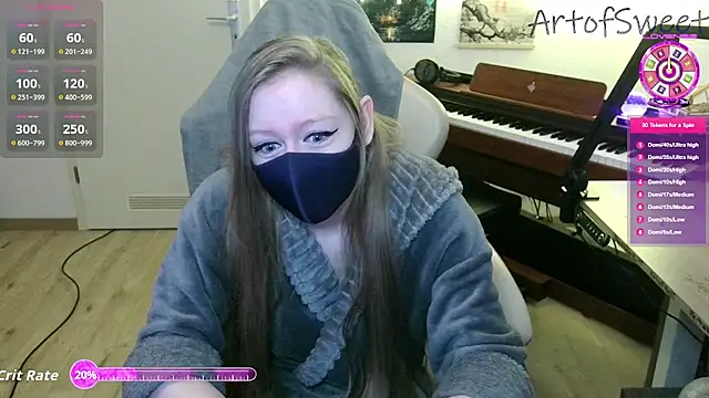Snapshot of ArtofSweet chatting on 5, 2, 2026 ArtofSweet online show from 5, 2, 2026