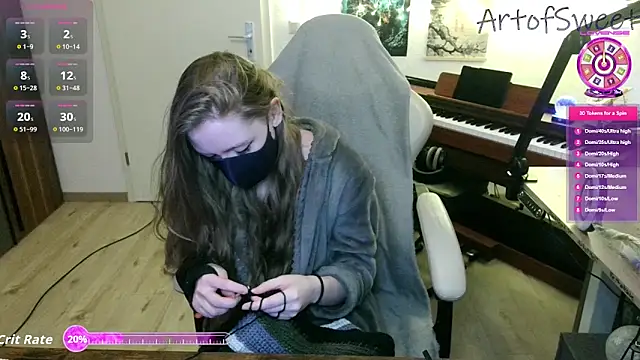 Snapshot of ArtofSweet chatting on 16, 2, 2026 ArtofSweet online show from 16, 2, 2026