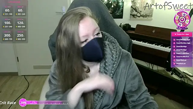 Snapshot of ArtofSweet chatting on 4, 3, 2026 ArtofSweet online show from 4, 3, 2026