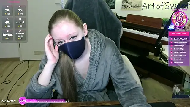 Snapshot of ArtofSweet chatting on 18, 3, 2026 ArtofSweet online show from 18, 3, 2026