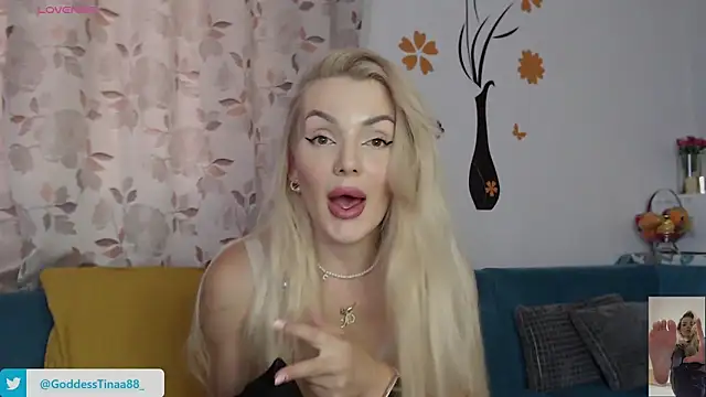 Goddess Tina online show from 20, 9, 2025