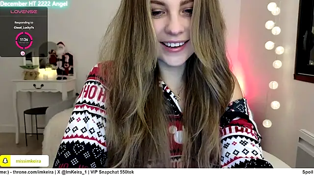 Snapshot of ImKeira chatting on 20, 12, 2024 ImKeira online show from 20, 12, 2024