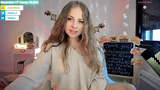 Snapshot of ImKeira chatting on 30, 11, 2025 ImKeira online show from 30, 11, 2025